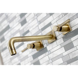 Concord Two-Handle 3-Hole Wall Mount Tub Faucet