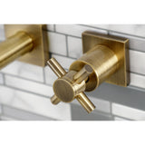 Concord Two-Handle 3-Hole Wall Mount Tub Faucet