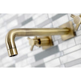 Concord Two-Handle 3-Hole Wall Mount Tub Faucet