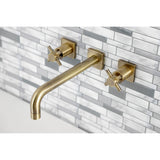 Concord Two-Handle 3-Hole Wall Mount Tub Faucet