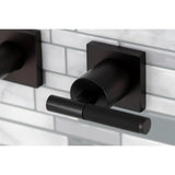 Kaiser Two-Handle 3-Hole Wall Mount Tub Faucet