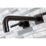 Kaiser Two-Handle 3-Hole Wall Mount Tub Faucet