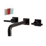 Kaiser Two-Handle 3-Hole Wall Mount Tub Faucet