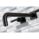 Manhattan Two-Handle 3-Hole Wall Mount Tub Faucet