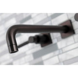 Kaiser Two-Handle 3-Hole Wall Mount Tub Faucet