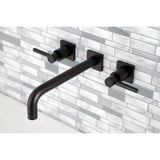 Concord Two-Handle 3-Hole Wall Mount Tub Faucet