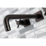 Concord Two-Handle 3-Hole Wall Mount Tub Faucet