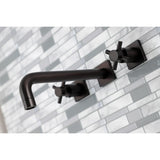 Concord Two-Handle 3-Hole Wall Mount Tub Faucet