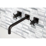 Concord Two-Handle 3-Hole Wall Mount Tub Faucet