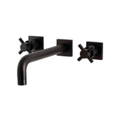 Concord Two-Handle 3-Hole Wall Mount Tub Faucet