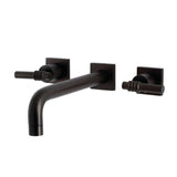 Milano Two-Handle 3-Hole Wall Mount Tub Faucet