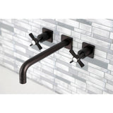 Millennium Two-Handle 3-Hole Wall Mount Tub Faucet