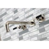 Kaiser Two-Handle 3-Hole Wall Mount Tub Faucet