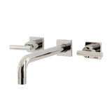 Manhattan Two-Handle 3-Hole Wall Mount Tub Faucet