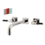 Kaiser Two-Handle 3-Hole Wall Mount Tub Faucet