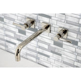 Concord Two-Handle 3-Hole Wall Mount Tub Faucet