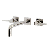 Concord Two-Handle 3-Hole Wall Mount Tub Faucet
