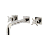 Concord Two-Handle 3-Hole Wall Mount Tub Faucet