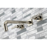 Milano Two-Handle 3-Hole Wall Mount Tub Faucet