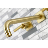 Manhattan Two-Handle 3-Hole Wall Mount Tub Faucet