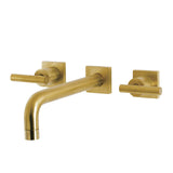 Manhattan Two-Handle 3-Hole Wall Mount Tub Faucet