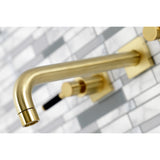 Kaiser Two-Handle 3-Hole Wall Mount Tub Faucet