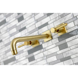 Concord Two-Handle 3-Hole Wall Mount Tub Faucet