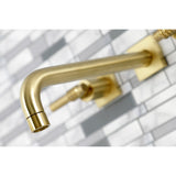 Milano Two-Handle 3-Hole Wall Mount Tub Faucet