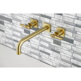 Milano Two-Handle 3-Hole Wall Mount Tub Faucet
