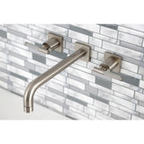 Kaiser Two-Handle 3-Hole Wall Mount Tub Faucet
