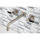 Kaiser Two-Handle 3-Hole Wall Mount Tub Faucet