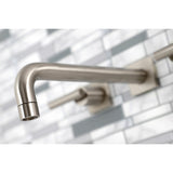 Manhattan Two-Handle 3-Hole Wall Mount Tub Faucet