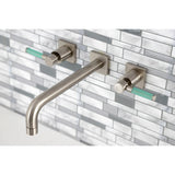 Kaiser Two-Handle 3-Hole Wall Mount Tub Faucet
