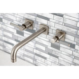 Kaiser Two-Handle 3-Hole Wall Mount Tub Faucet