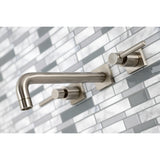 Concord Two-Handle 3-Hole Wall Mount Tub Faucet