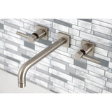 Concord Two-Handle 3-Hole Wall Mount Tub Faucet