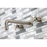 Concord Two-Handle 3-Hole Wall Mount Tub Faucet