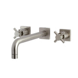 Concord Two-Handle 3-Hole Wall Mount Tub Faucet