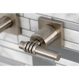 Milano Two-Handle 3-Hole Wall Mount Tub Faucet