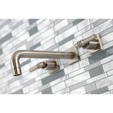 Milano Two-Handle 3-Hole Wall Mount Tub Faucet