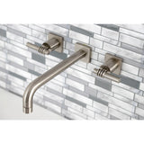 Milano Two-Handle 3-Hole Wall Mount Tub Faucet