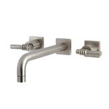Milano Two-Handle 3-Hole Wall Mount Tub Faucet