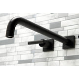 Manhattan Two-Handle 3-Hole Wall Mount Tub Faucet