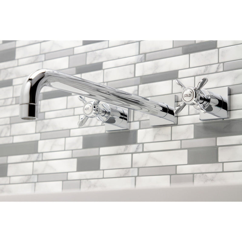 Essex Two-Handle 3-Hole Wall Mount Tub Faucet