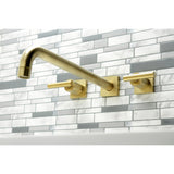 Manhattan Two-Handle 3-Hole Wall Mount Tub Faucet