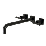 Manhattan Two-Handle 3-Hole Wall Mount Roman Tub Faucet