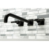 Milano Two-Handle 3-Hole Wall Mount Roman Tub Faucet