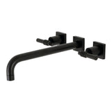 Milano Two-Handle 3-Hole Wall Mount Roman Tub Faucet