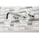 Metropolitan Two-Handle 3-Hole Wall Mount Tub Faucet
