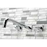 Manhattan Two-Handle 3-Hole Wall Mount Roman Tub Faucet